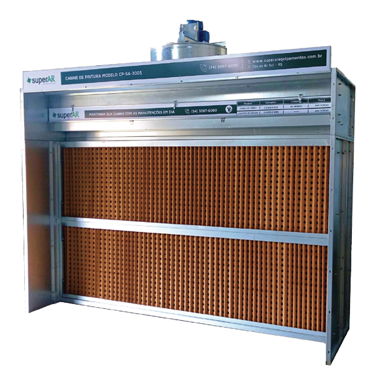 Cabine de Pintura Filtro Seco