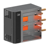 Churrasqueira a Gás Vertical Rotativa 5 espetos AND