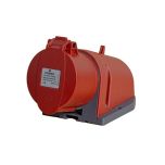 Power CEE opbouw wandcontactdoos 5-polig 32A IP44 rood