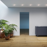 invisidoor S bündige rahmenlose Schiebetür