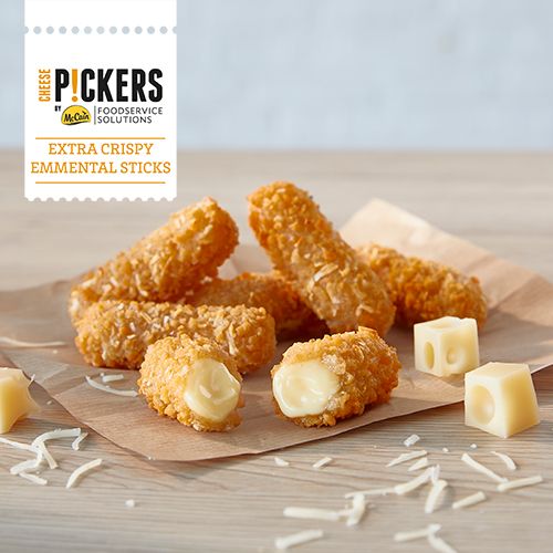 Extra crispy emmental stick