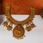 Gold Jewellery-Antique Jewellery-Temple Jewellery-Short Necklace