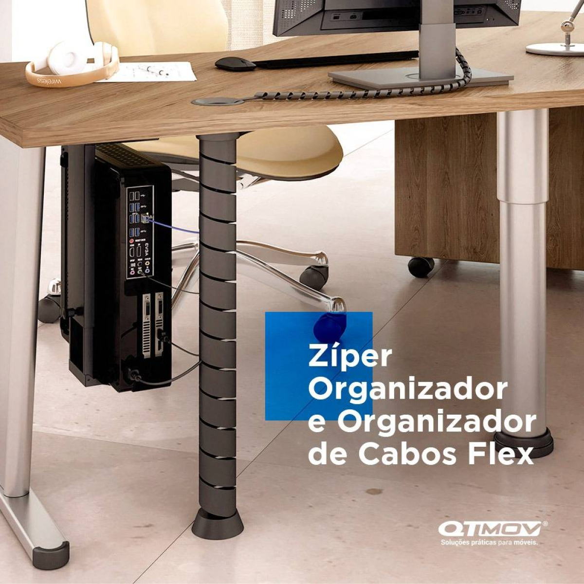 Organizador de Cabos - Facility QTMOV