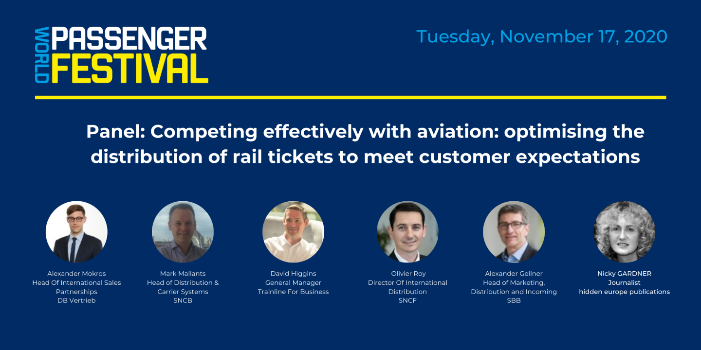 Panel: Competing effectively with aviation: optimising the distribution of rail tickets to meet customer expectations