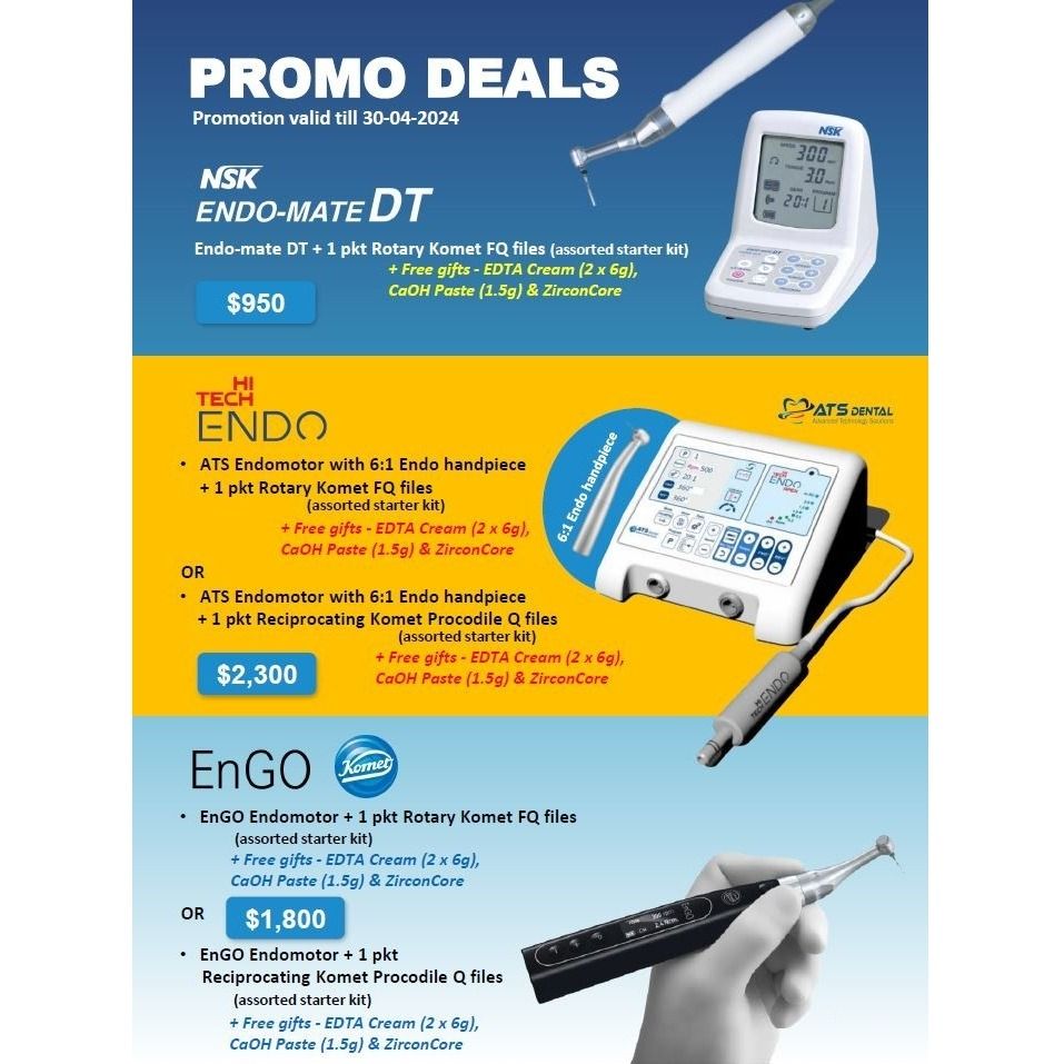 Chee Sang Endo Motor & Endo Files Bundle Promotion