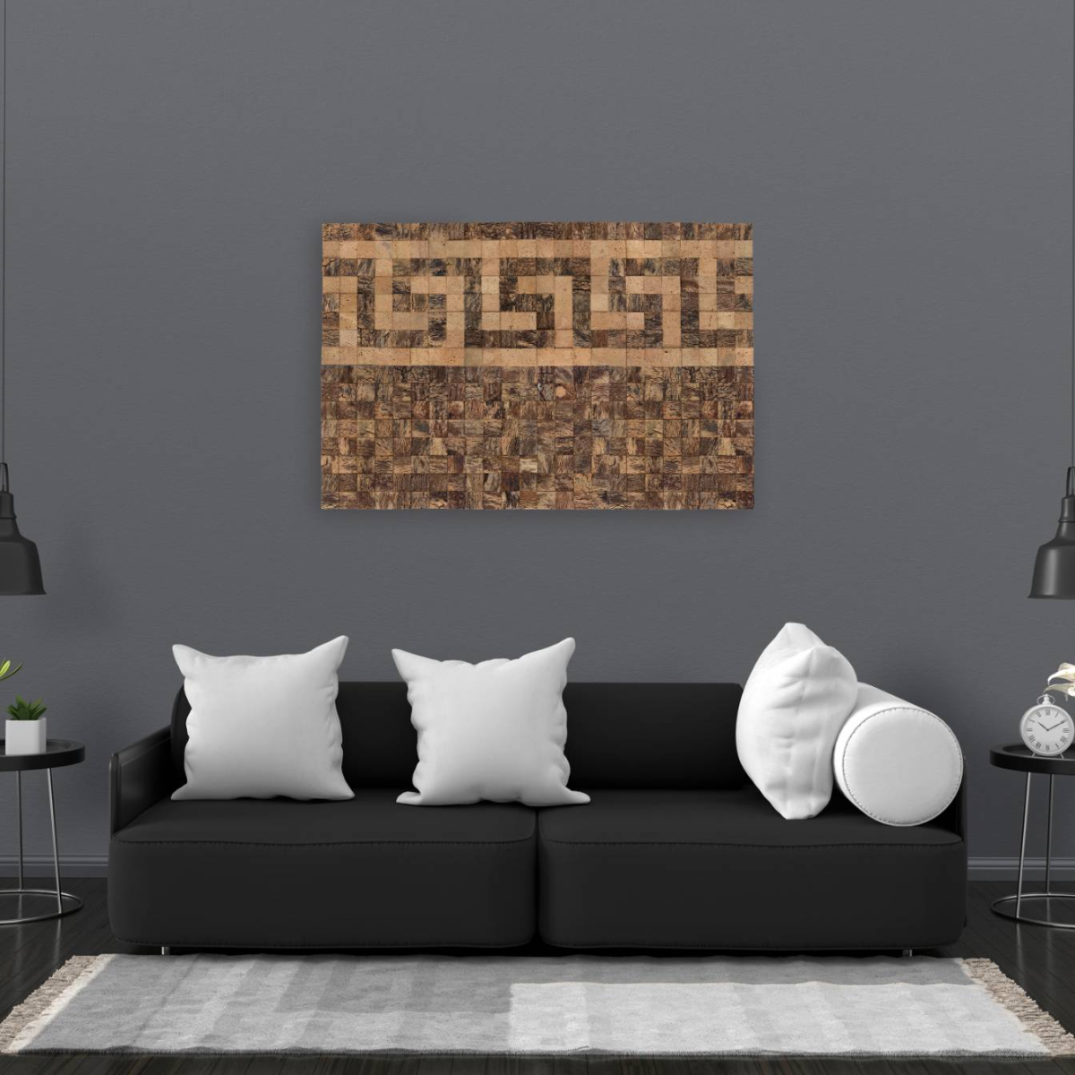 Portuguese Side Walk Board - Cork Wall Art