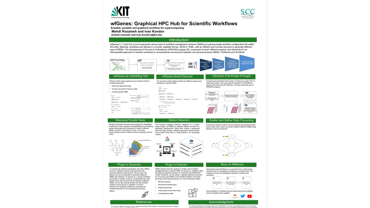 wfGenes: Graphical HPC Hub for application development