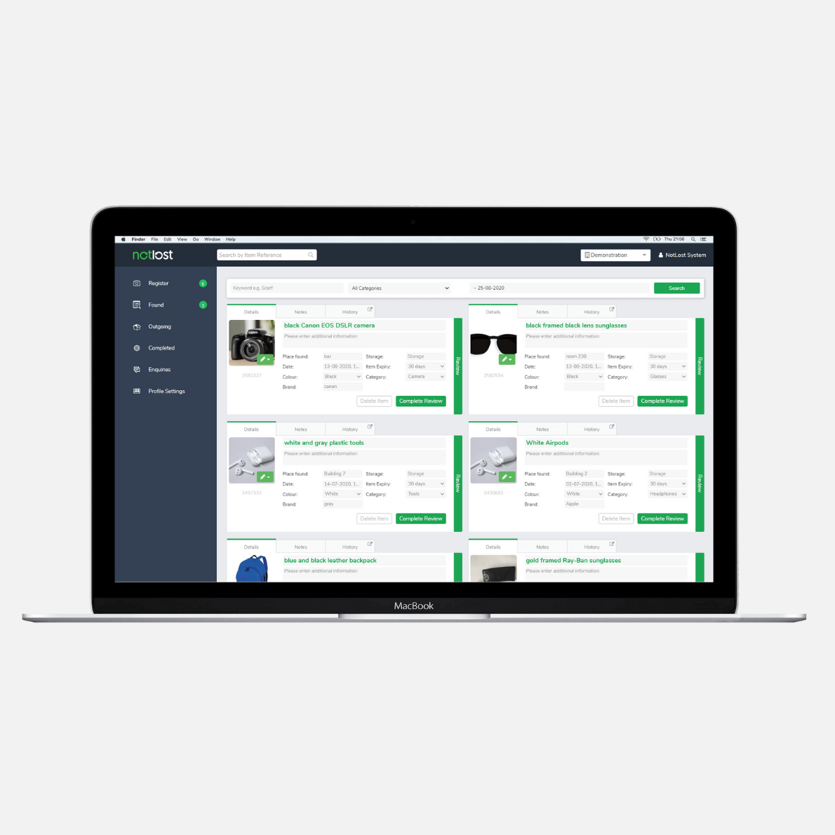 Lost & Found Software