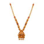 Gold Jewellery-Antique Jewellery-Temple Jewellery-Long Haram-Kantha