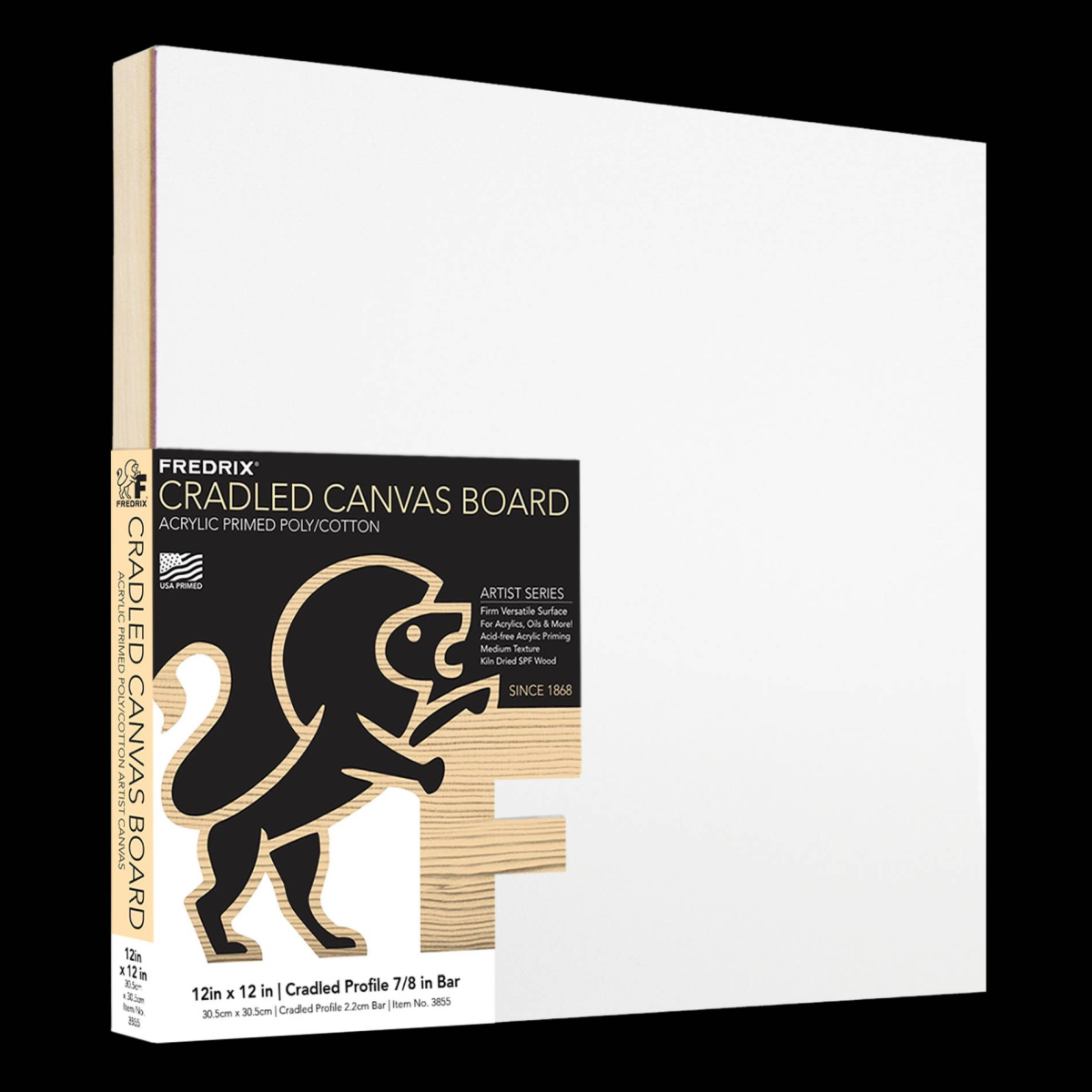 FREDRIX Cradled Canvas Board