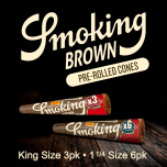TPE Special ~ Smoking® Brown Pre-Roll Cones