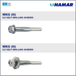 HAMAR® WKS Self-drilling, tapping screws for fixing onto various substrates