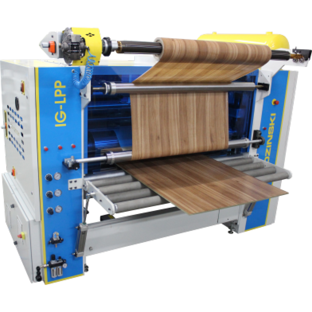 Laminadora plana compacta - Recobrimento de portas e painéis