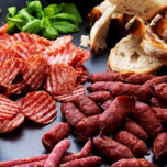 Salami snacks