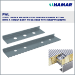HAMAR® WKSPW Self-drilling screws for fixing sandwich panels onto various substrates