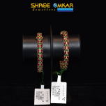 Ruby + Emerald Bangles