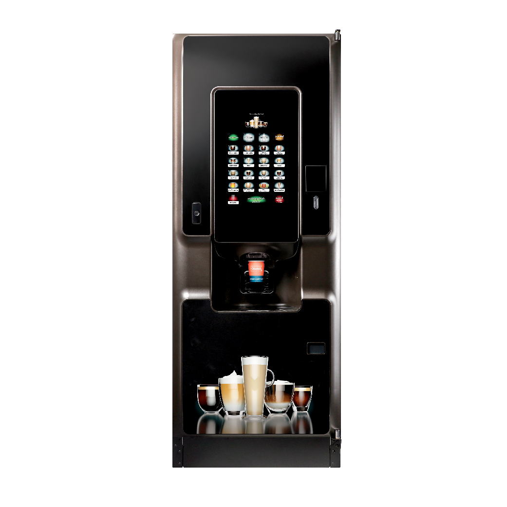 Smart free standing coffee vending machine