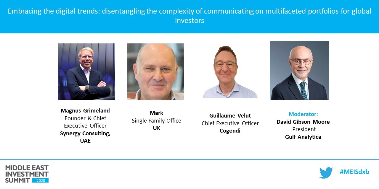 PANEL Embracing the digital trends: disentangling the complexity of communicating on multifaceted portfolios for global investors
