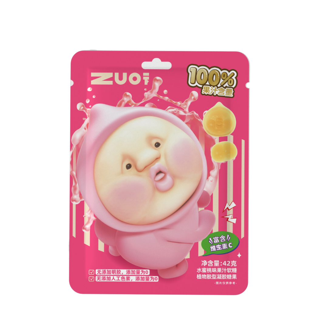 Kyoho Grapes/Peach Juice Gummies