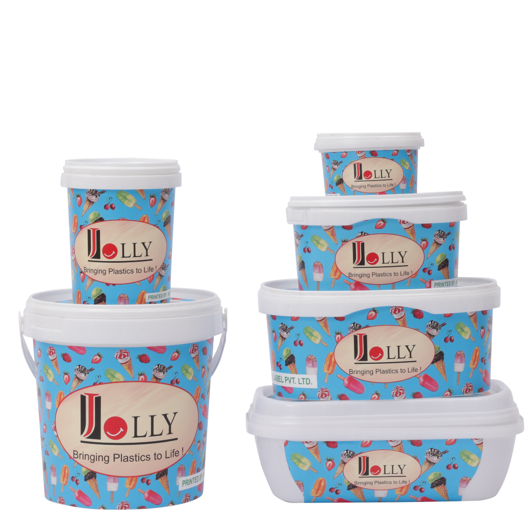 Ice Cream Tamper Proof Containers and Lids