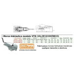 MORSA HIDRÁULICA FIXA, ABERTURA 300mm REF. VTX-300 8.5Kgf Pressão