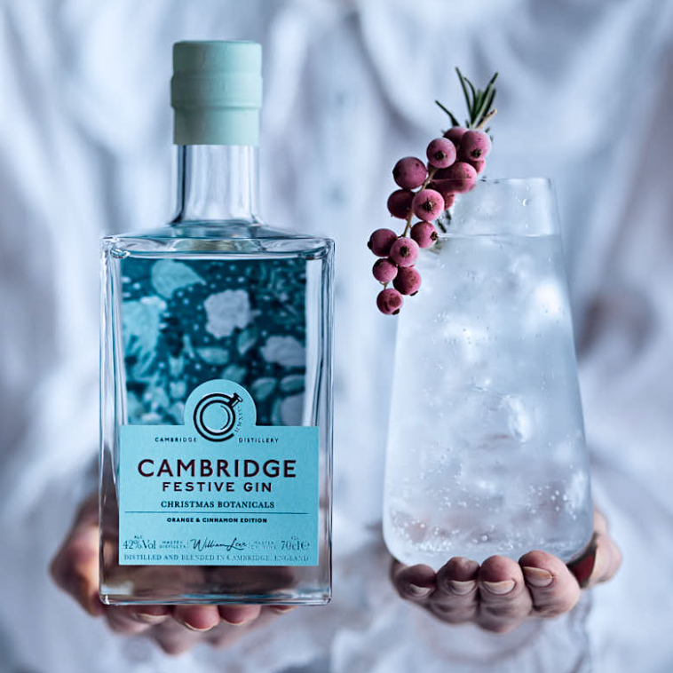 Win a bottle of Cambridge Festive Gin