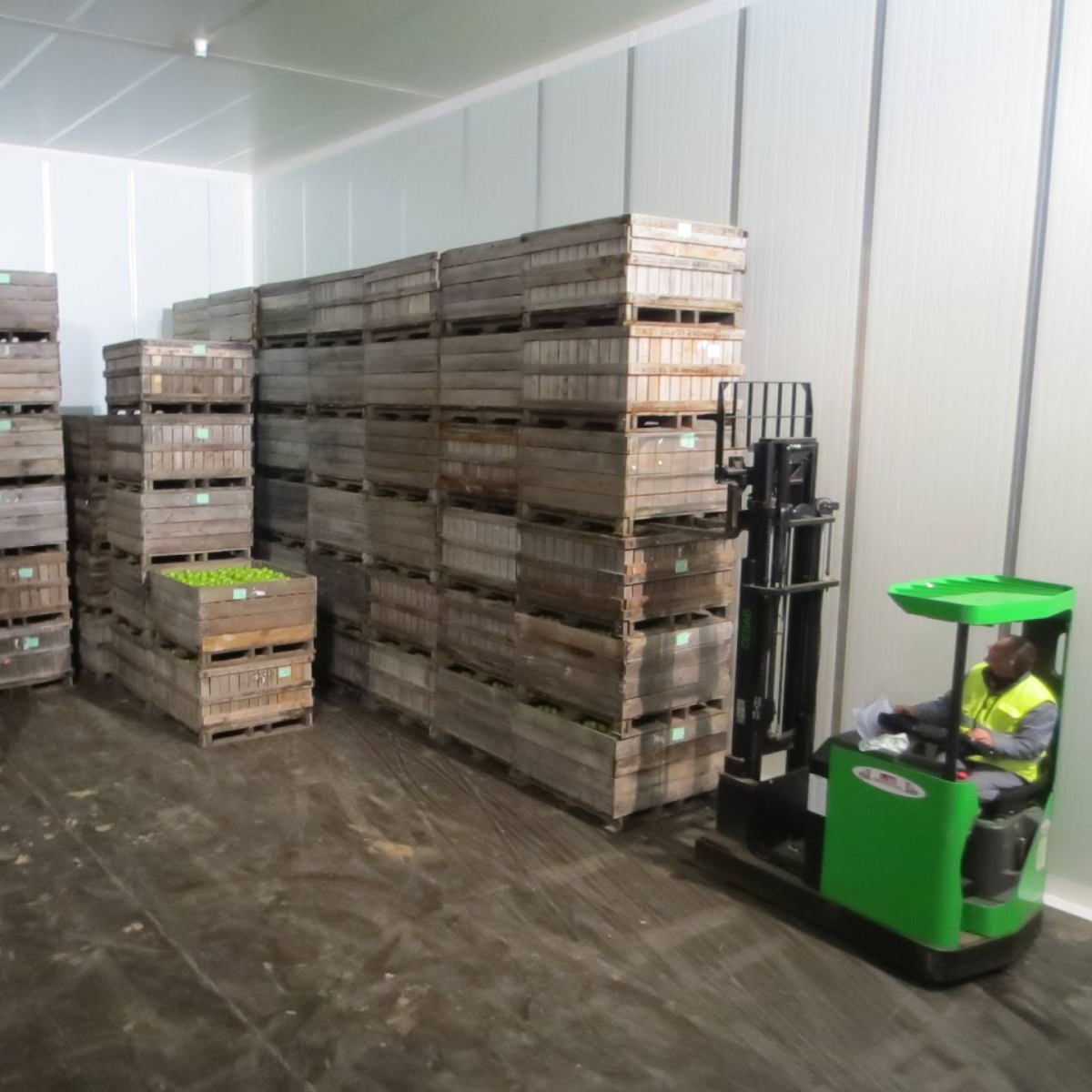 Prestation d'entreposage frigorifique