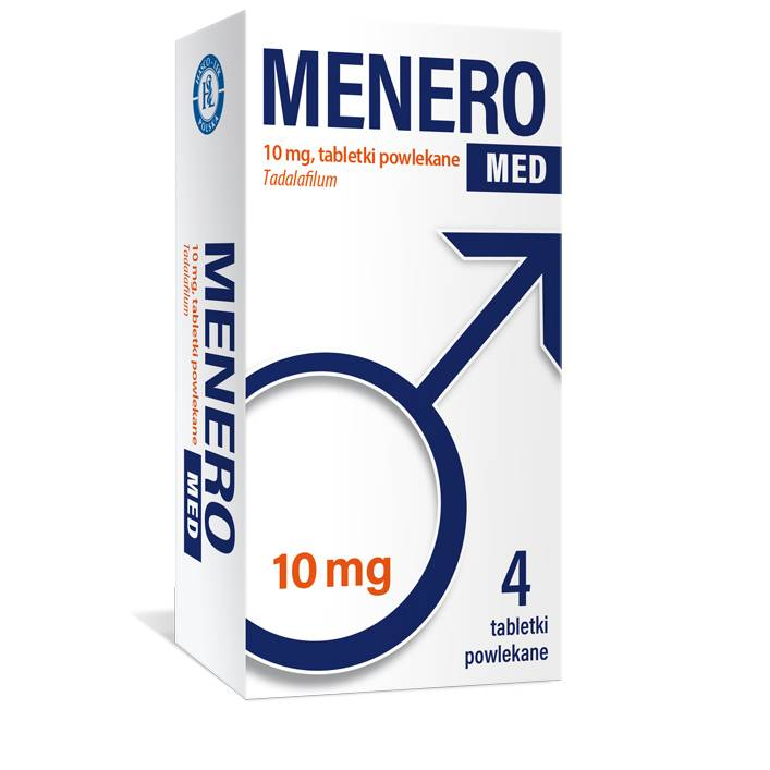 Menero med (Tadalafilum), 10 mg, coated tablets