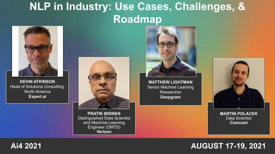 Panel: NLP in Industry: Use Cases, Challenges, & Roadmap