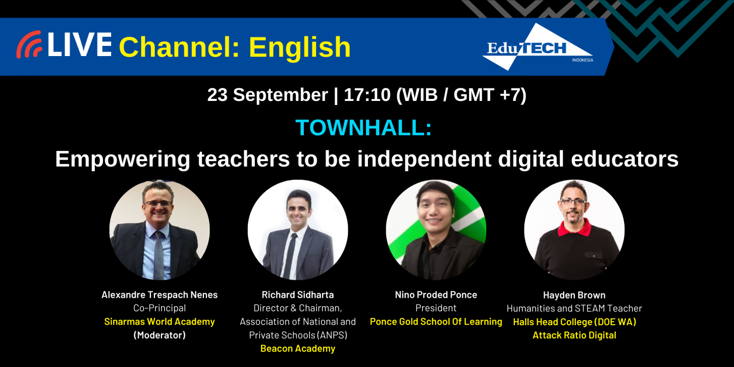 Townhall: Empowering teachers to be independent digital educators