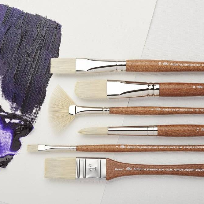 Winsor & Newton Artists' Oil Synthetic Hog Brush