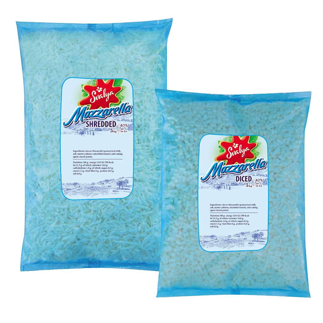 Mozzarella 40% Shredded/Diced