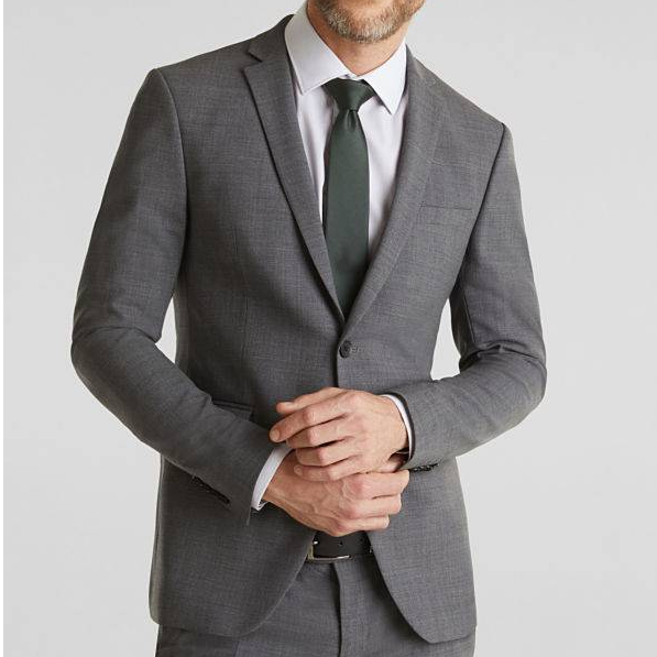 ACTIVE SUIT BLACK wool-blend jacket