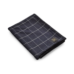 Fox Brothers Navy Windowpane Blanket