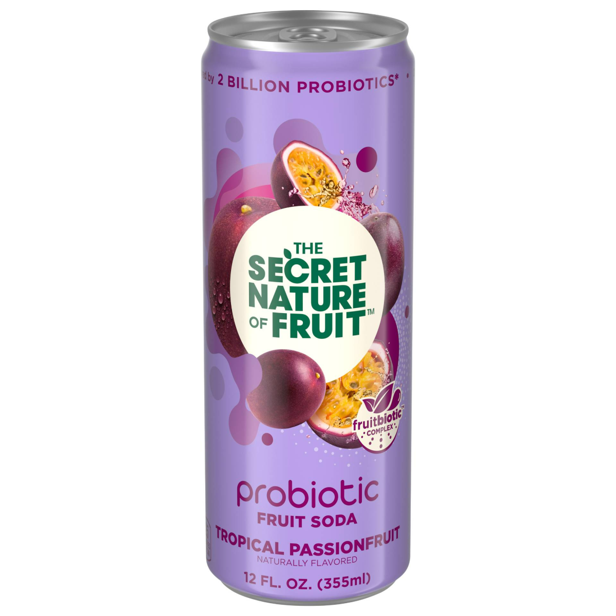 The Secret Nature of Fruit® Tropical Passionfruit Probiotic Fruit Soda
