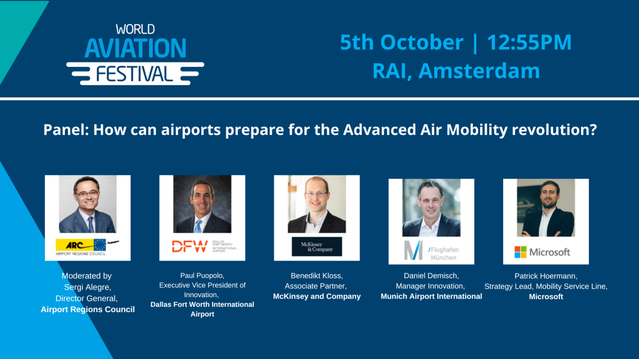 Panel: How can airports prepare for the Advanced Air Mobility revolution?