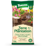 Terreau complet 40 L, Terreau plantes du soleil 40 L, Terreau horticole 40 L, Terre de bruyère 50 L, Terre de plantation 70 L