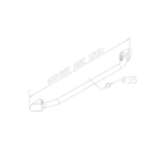 ADA bathroom shower grab bars for elderly, length 600-1200mm