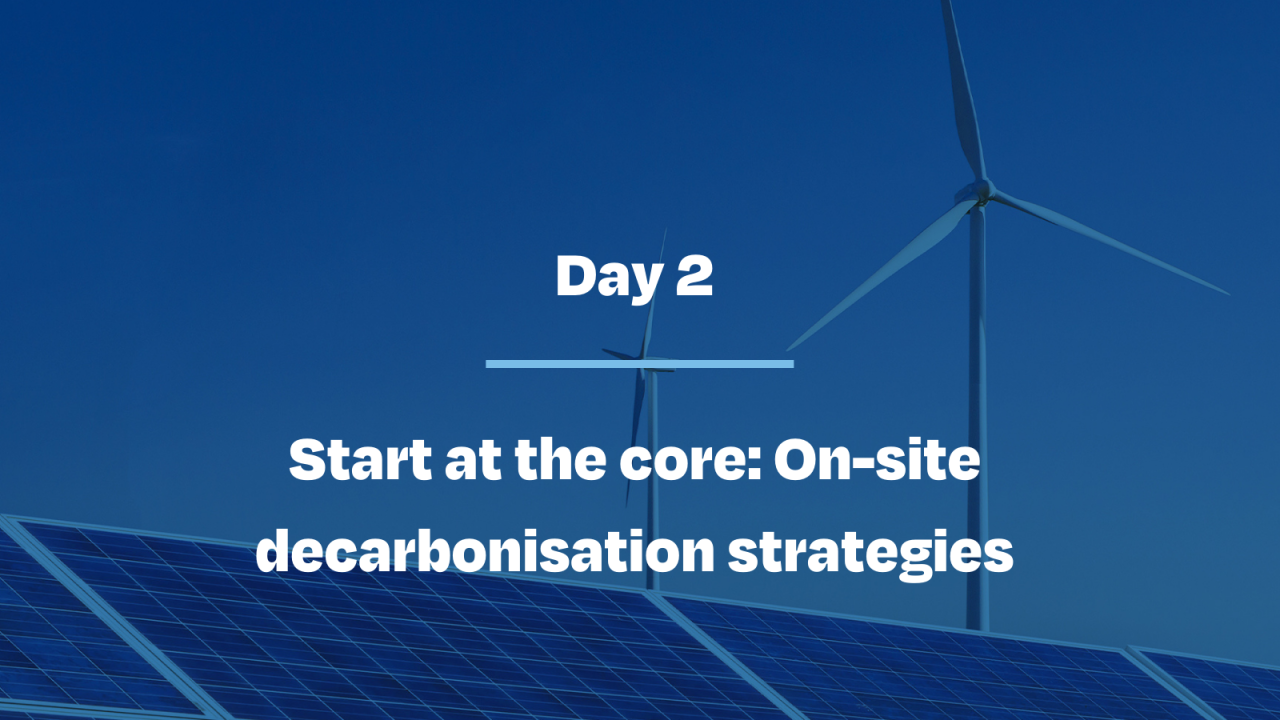 Start at the core: On-site decarbonisation strategies