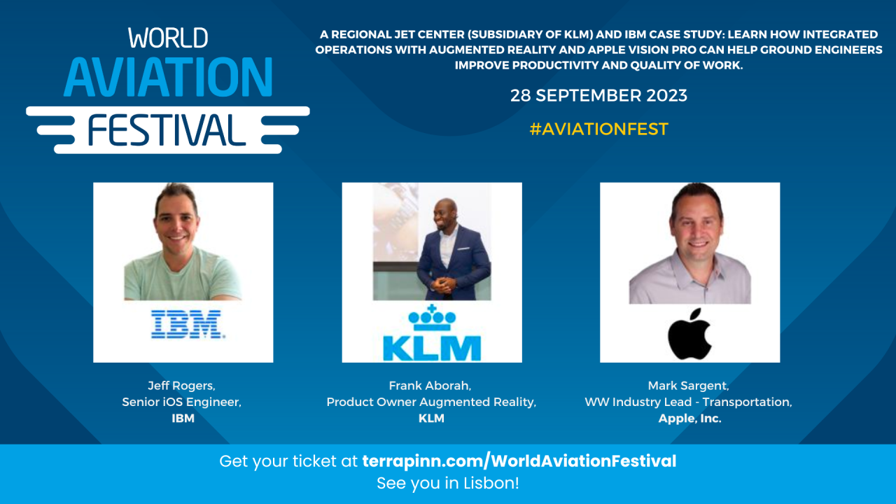 A Regional Jet Center (subsidiary of KLM) and IBM Case Study: Learn how integrated operations with augmented reality and Apple Vision Pro can help ground engineers improve productivity and quality of work.