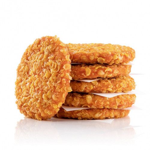 GREEN HEROES PLANT CRUNCHY BURGER 90G : pour des "chickenburgers" végans....