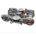 Primary conical spring for Bogies