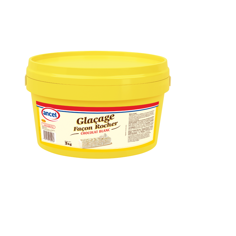 Glaçage Façon Rocher Chocolat Blanc