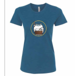 TaikoCat WOMENs Cut Cool Blue / Turquoise T-shirts