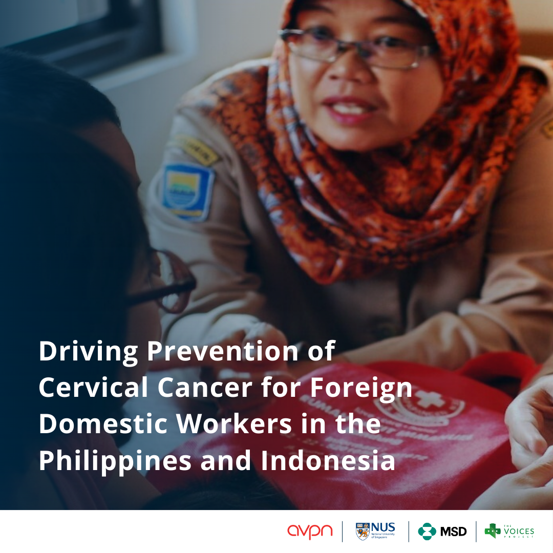 Driving Prevention of Cervical Cancer for Foreign Domestic Workers in Indonesia and Philippines