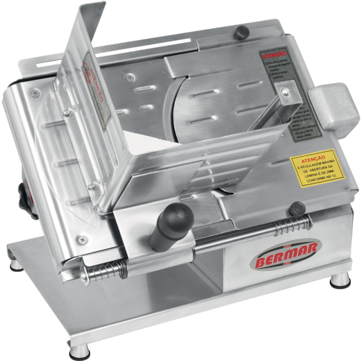 BM 06 NR - CORTADOR DE FRIOS LAM. 202 MM EM AÇO INOXIDÁVEL