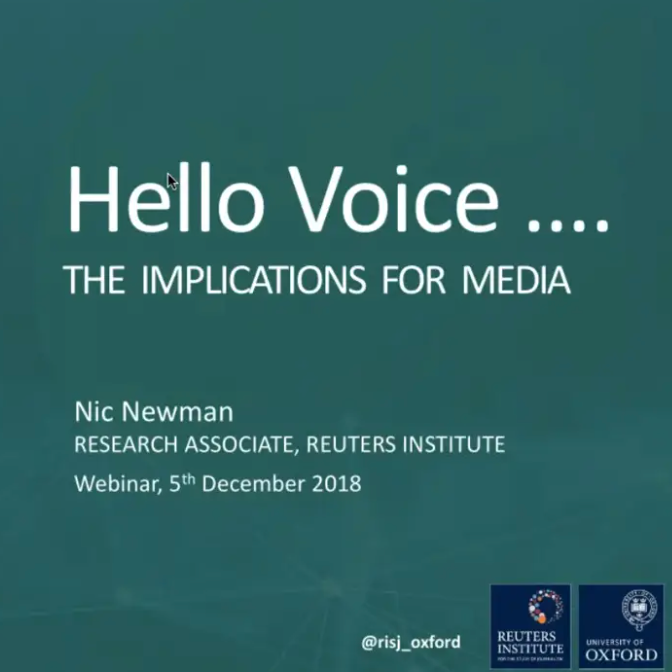 News Podcasts and Opportunities for Publishers, Webinar