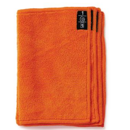 Orange - Clean by Sequence Microfiber Booklets