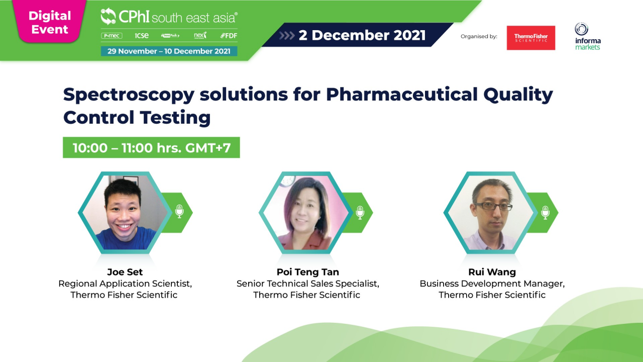 Spectroscopy solutions for Pharmaceutical Quality Control Testing by Thermo Fisher Scientific