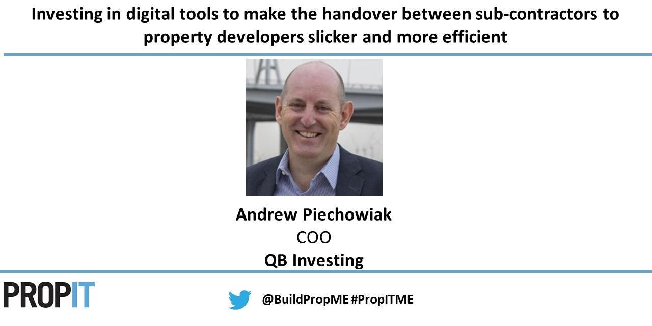 Investing in digital tools to make the handover between sub-contractors to property developers slicker and more efficient